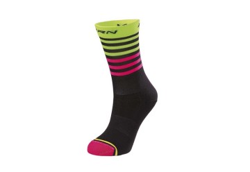 CALZINI BRN STRIPES GIALLI/VIOLA TG. 39/42