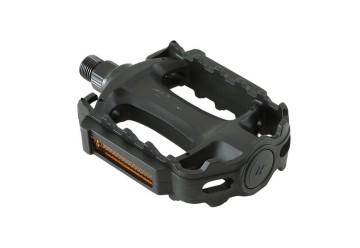 Pedali MTB In Nylon Perno su Sfere Nero