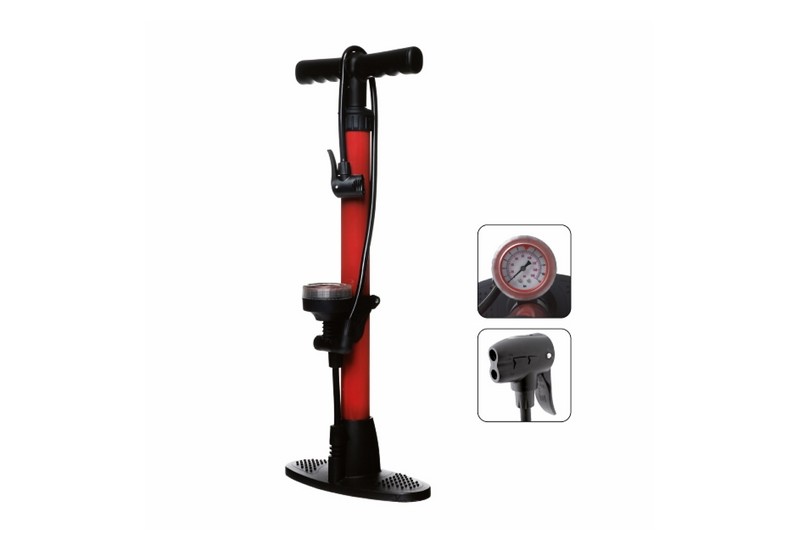 Mini Pompa a Pedale Gonfiaggio Ruote Bicicletta 2 Fori con Mini Pompa a Pedale Gonfiaggio Ruote Bicicletta 2 Fori con